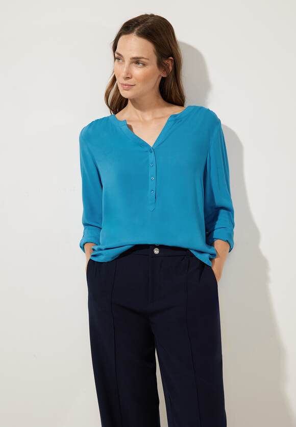 STREET | Blue - Style Bay ONE Crista T-Shirt Damen Unifarbe in STREET - Online-Shop ONE
