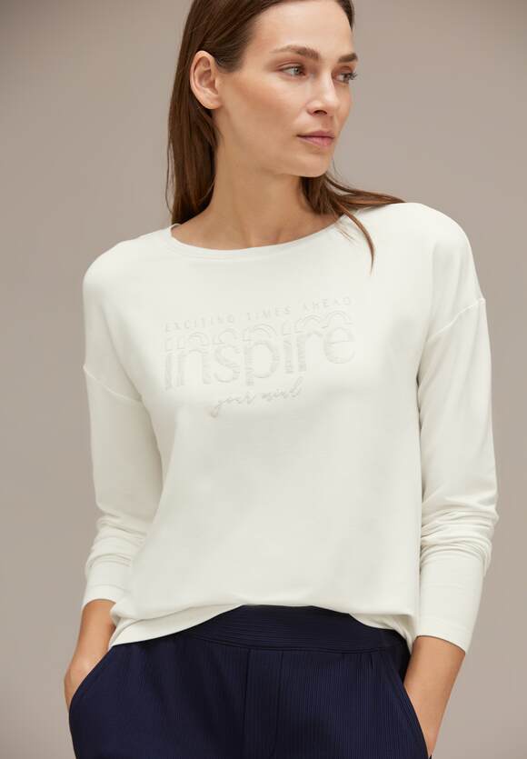 STREET Lucid Seiden | Look STREET Damen - Shirt Online-Shop White ONE ONE