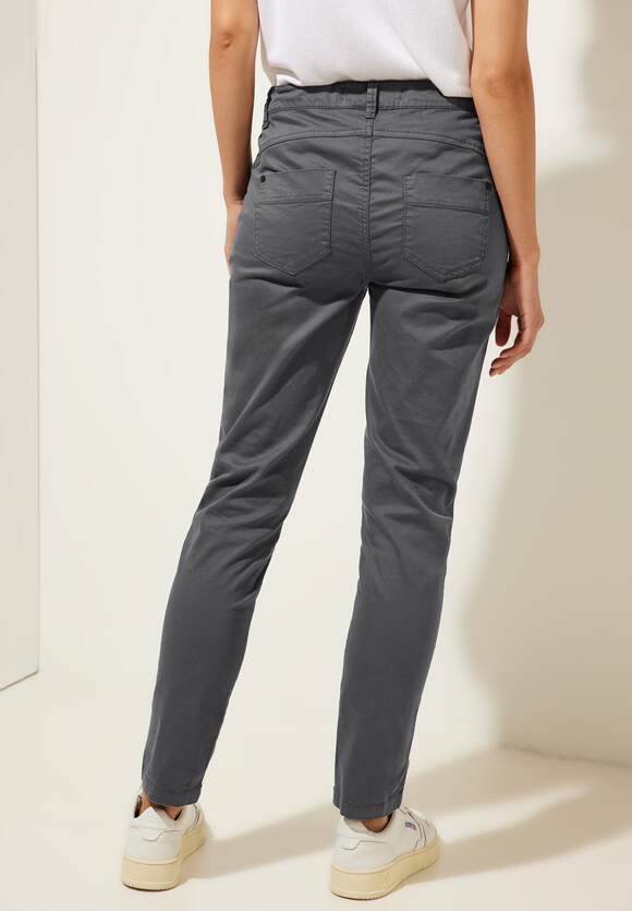 STREET ONE Casual Fit Hose Damen - Style Yulius - Pure Grey | STREET ONE  Online-Shop