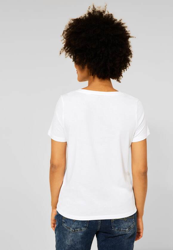 Mode Shirts Lange shirts H&M Lang shirt lichtgrijs-wit gestreept patroon casual uitstraling 