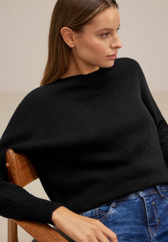 STREET ONE Softer Basic Pullover Damen - Buff Sand Melange | STREET ONE  Online-Shop