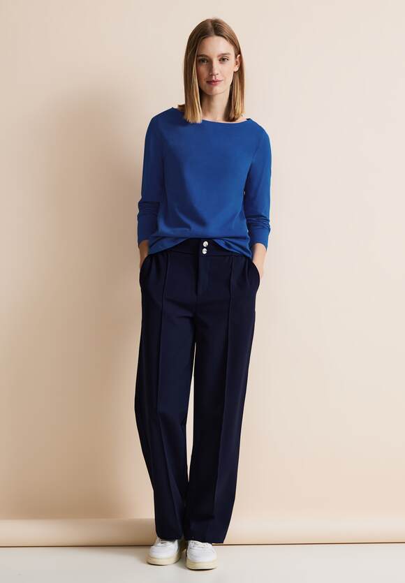 Online-Shop Langarmshirt Blue Fresh Basic ONE Intense | Gentle Damen STREET STREET - ONE
