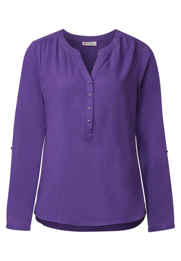 STREET ONE Bluse im Tunikastyle Damen - Style Bamika - Lupine Purple | STREET  ONE Online-Shop | Blusenshirts