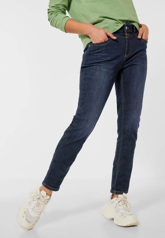 voorspelling snor Picknicken STREET ONE Casual-fit jeans Dames - Style Mom - Blue Rinsed Wash | STREET  ONE Online-Shop