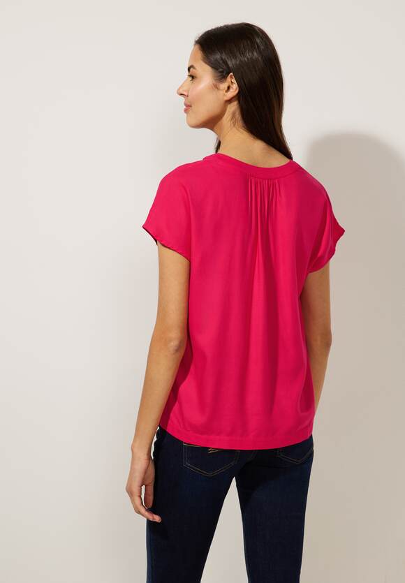 Red STREET | Online-Shop Blusenshirt in Fiesta Damen STREET ONE - ONE Unifarbe