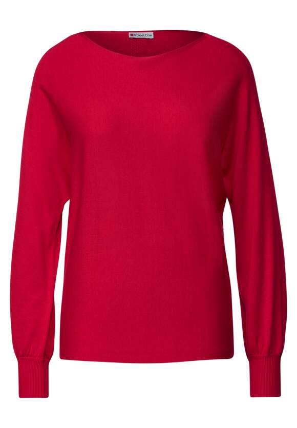 Online-Shop Fiesta STREET Pullover Unifarbe | Noreen STREET Style ONE - - Red ONE in Damen