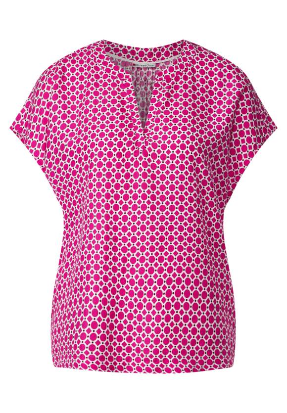Online-Shop ONE | ONE Alloverprint Damen Oasis mit Shirtbluse STREET Pink STREET -