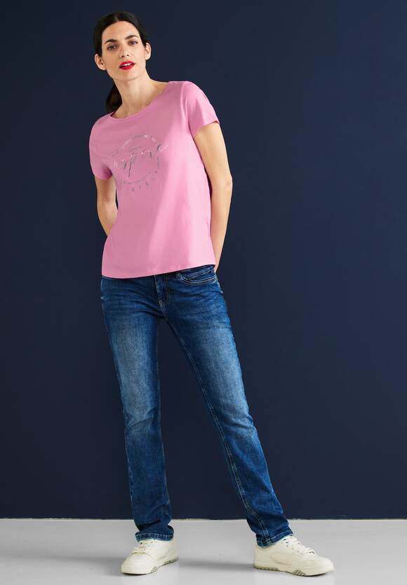ONE ONE mit Online-Shop | - Rose Wild Damen STREET STREET Partprint T-Shirt