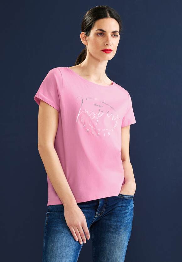ONE Wild Partprint Online-Shop Rose T-Shirt - Damen STREET mit | ONE STREET