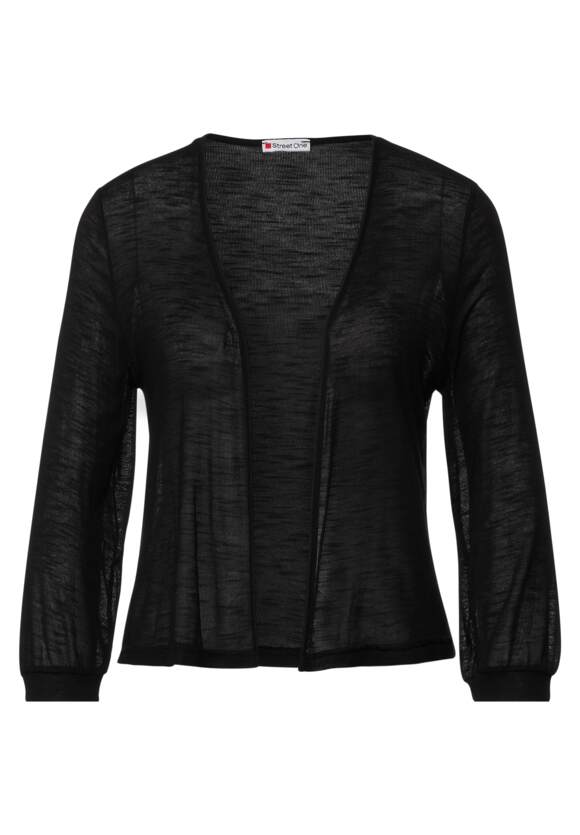 STREET ONE Offene Shirtjacke Damen - Style Suse - Black | STREET ONE  Online-Shop