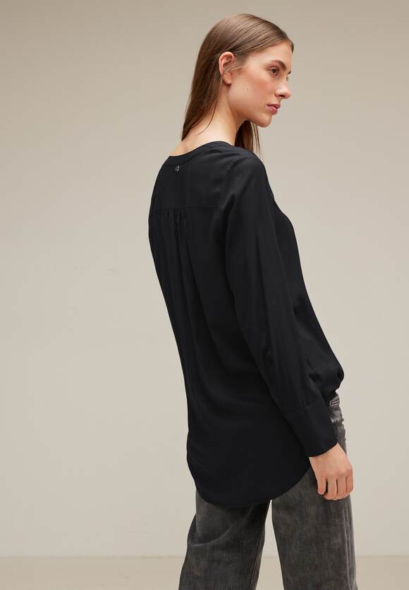 Bamika - STREET Style Longbluse - in Damen Black ONE | Unifarbe ONE Online-Shop STREET