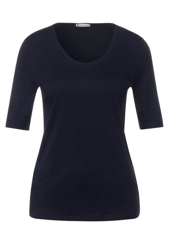 ONE Palmira Kurzarmshirt - Basic | STREET Deep Damen Online-Shop STREET Blue - ONE Style