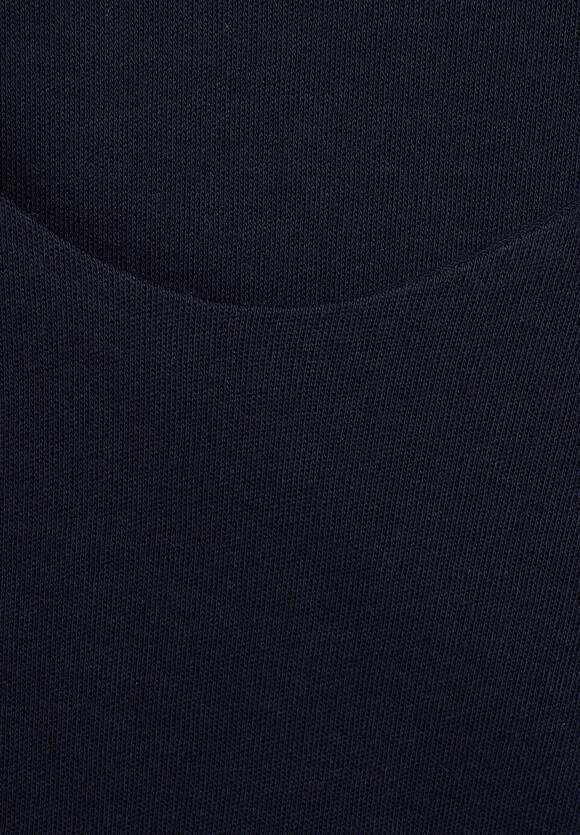 Basic STREET ONE - - Palmira ONE Damen Style STREET Kurzarmshirt | Deep Blue Online-Shop