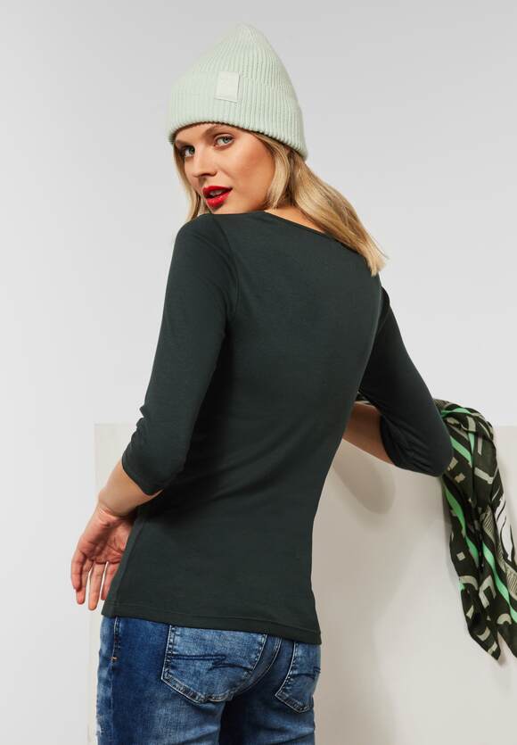 STREET ONE Shirt in ONE Style - | Unifarbe Mint Clary STREET Damen - Pania Deep Online-Shop