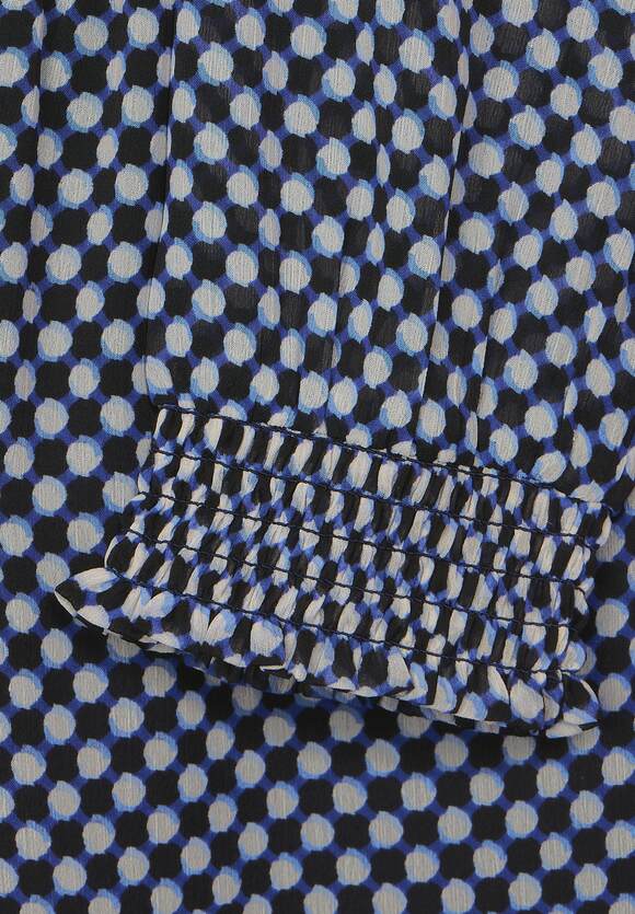 STREET ONE Zarte Bluse mit Punkteprint Damen - Deep Blue | STREET ONE  Online-Shop