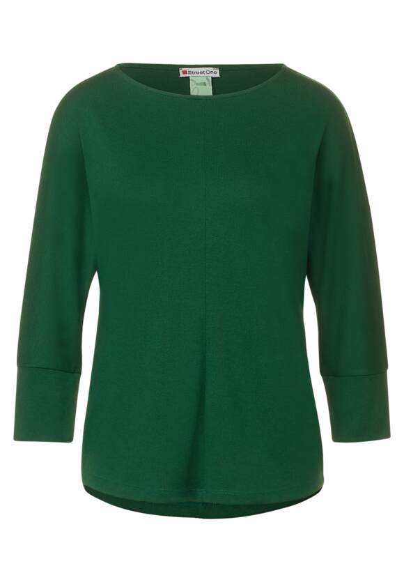 STREET ONE | Damen - ONE Gentle Basic Strickoptik STREET in Online-Shop Green Shirt