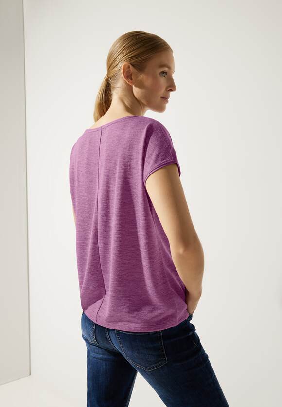 ONE Meta STREET Lilac T-Shirt ONE STREET | Damen Leinenlook - Online-Shop