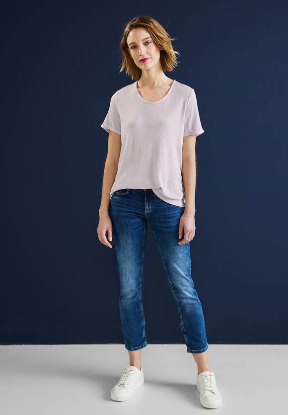 Rose T-Shirt Damen Online-Shop ONE STREET | im - STREET Fresh Schimmerlook ONE