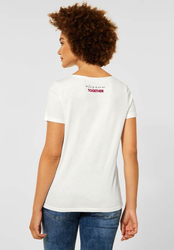 STREET ONE T-shirt Dames - ONE Online-Shop | White STREET Off