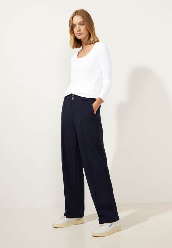 STREET ONE Basic Longshirt Damen - Style Ivy - White | STREET ONE  Online-Shop