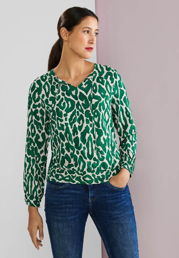Tuniek blouse met luipaardprint