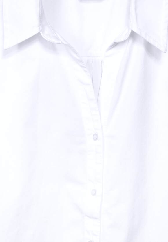 STREET ONE Bluse White - Knopfleiste ONE mit | Damen STREET Online-Shop