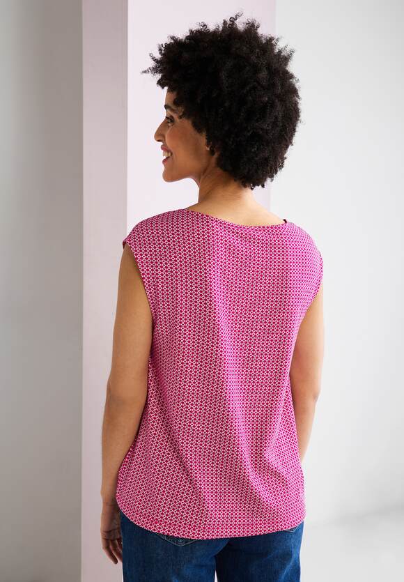 ONE Minimalmuster mit | STREET - Aleyna Oasis Online-Shop - Style Damen Pink Shirt ONE STREET