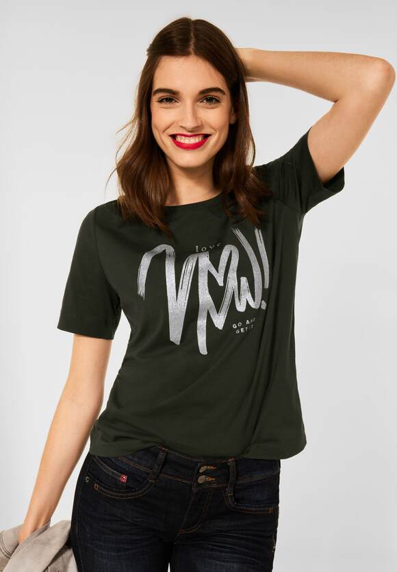 Mode Shirts Shirts met print Street One Shirt met print sleutelbloem prints met een thema casual uitstraling 