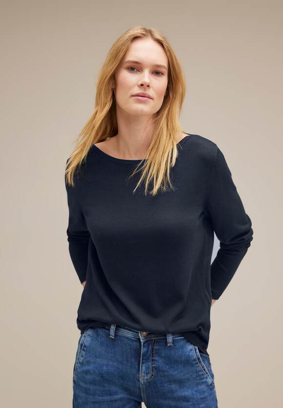 Damen STREET - Mina Green Shirt STREET ONE | Streifenmuster - Online-Shop Brisk Style mit ONE