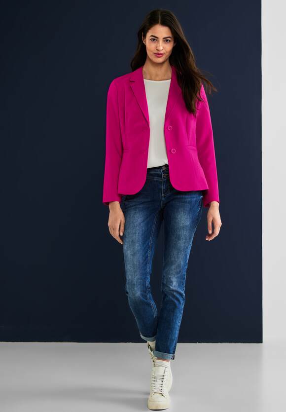 STREET ONE Twill Blazer ONE - | Pink STREET Style Online-Shop Nu in Damen Unifarbe Hanni 