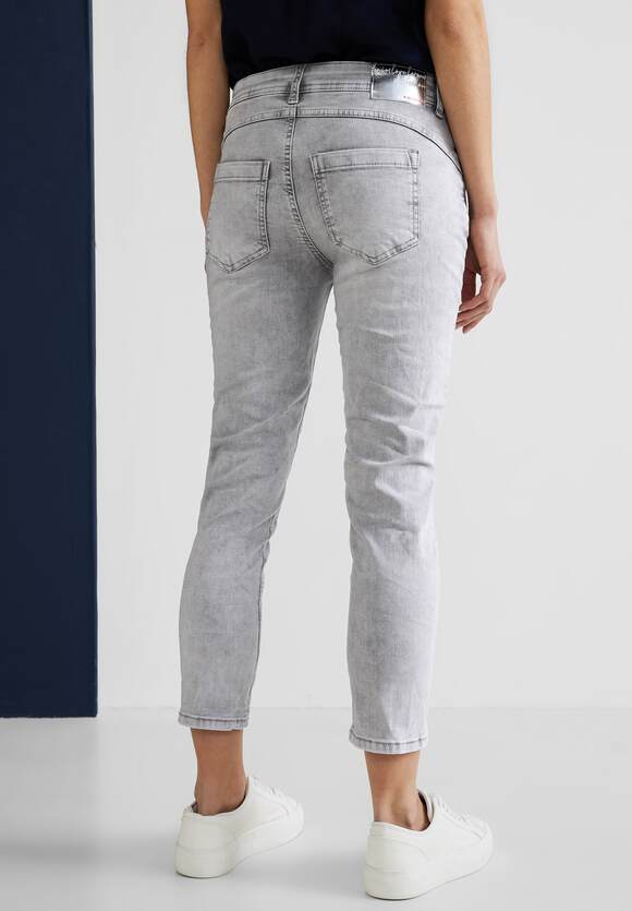 husmor overflade Desperat STREET ONE Slim Fit Jeans in 7/8-Länge Damen - Style York - Autentic Grey  Bleach | STREET ONE Online-Shop Österreich