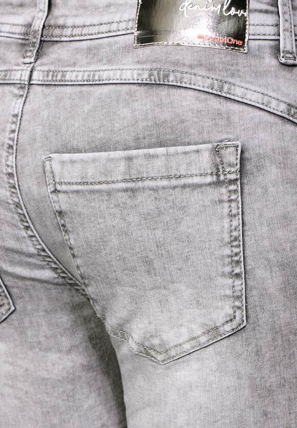 husmor overflade Desperat STREET ONE Slim Fit Jeans in 7/8-Länge Damen - Style York - Autentic Grey  Bleach | STREET ONE Online-Shop Österreich