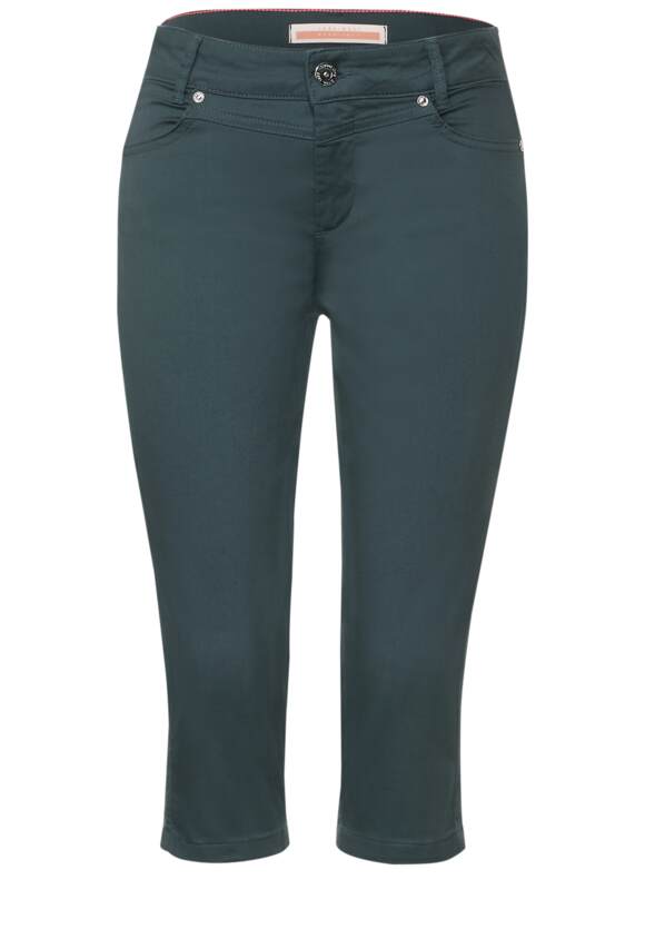 STREET ONE Casual Fit Caprihose Damen - Style Yulius - Cool Vintage Green | STREET  ONE Online-Shop