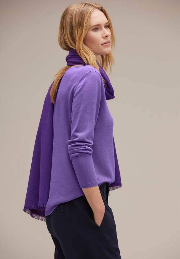 STREET ONE Shirt mit | ONE Damen - Mina Green Style Streifenmuster Online-Shop STREET - Brisk