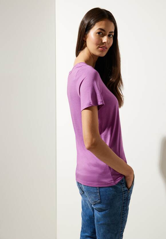 ONE Shirt - Meta Damen ONE Lilac | STREET STREET Online-Shop Basic in Unifarbe