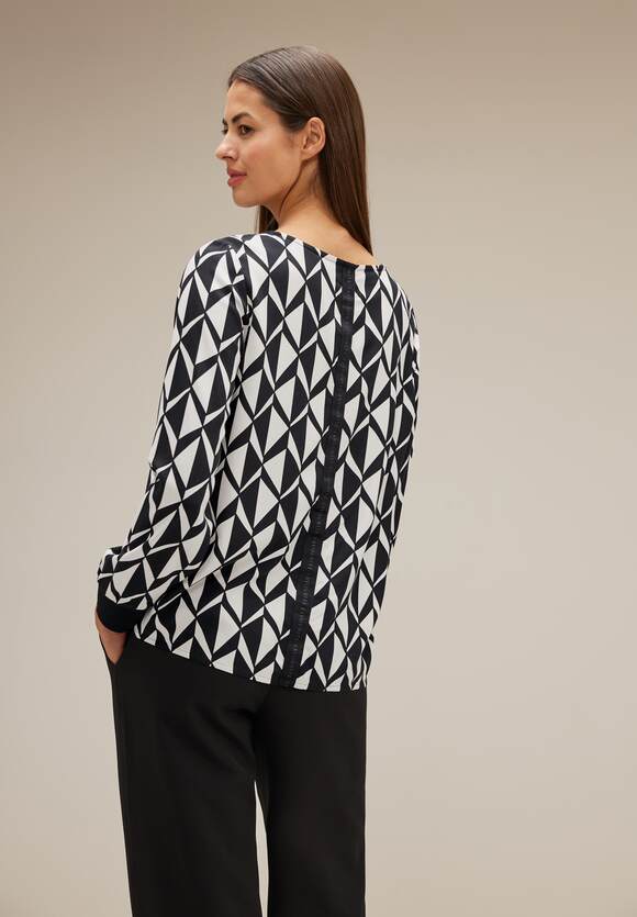 Sonderangebotsprodukte STREET ONE Bluse mit STREET grafischem | Damen Online-Shop ONE - Print Black
