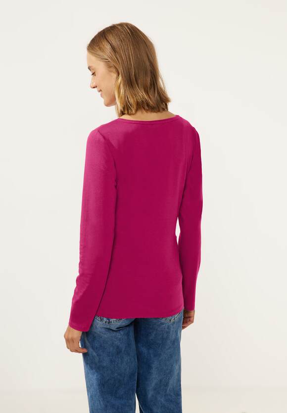 STREET ONE Basic Longshirt Damen - Style Ivy - Carmine Red | STREET ONE  Online-Shop