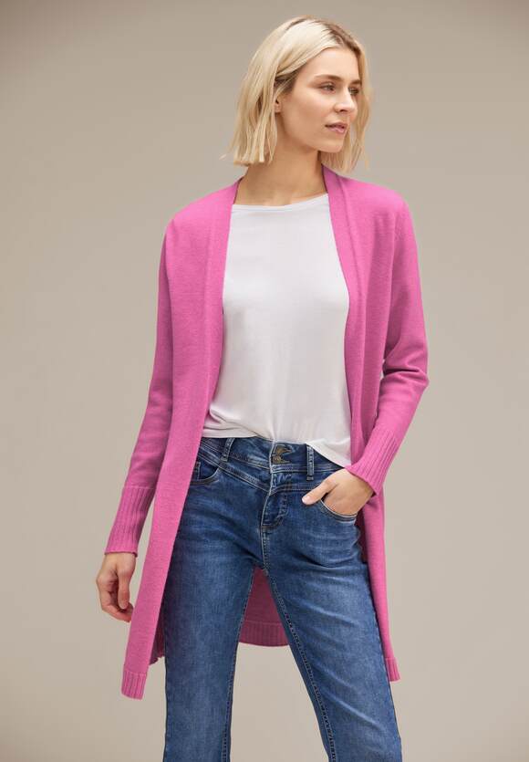 STREET ONE Shirt mit STREET Streifenmuster Pink Oasis Damen ONE - Online-Shop 