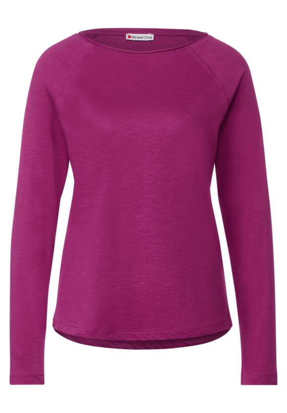 ONE Online-Shop Magenta ONE - Damen Basic STREET Style | STREET Pink Mina - Langarmshirt
