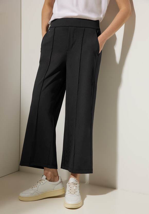 STREET ONE Loose Fit 7/8 Hose Damen - Style Emee - Black | STREET ONE  Online-Shop