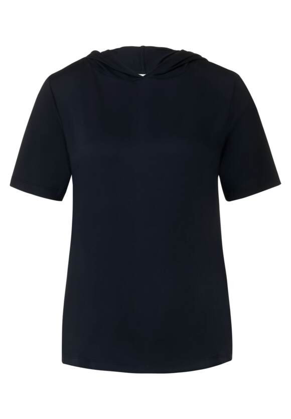 Online-Shop Damen Blue Kapuzenshirt | Materialmix ONE im STREET STREET - ONE Deep