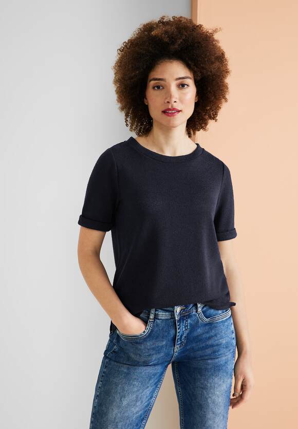 Shirt in knitwear-look