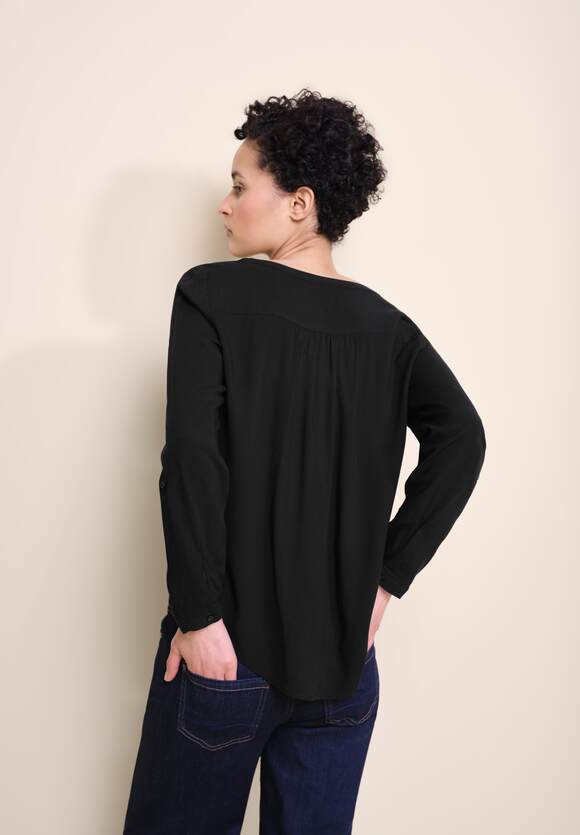 Black Bluse Unifarbe STREET Bamika STREET Style - in Damen ONE | - ONE Online-Shop