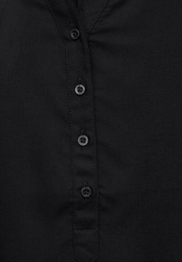 in | ONE ONE Bluse Damen Bamika Style Black Online-Shop Unifarbe STREET - STREET -