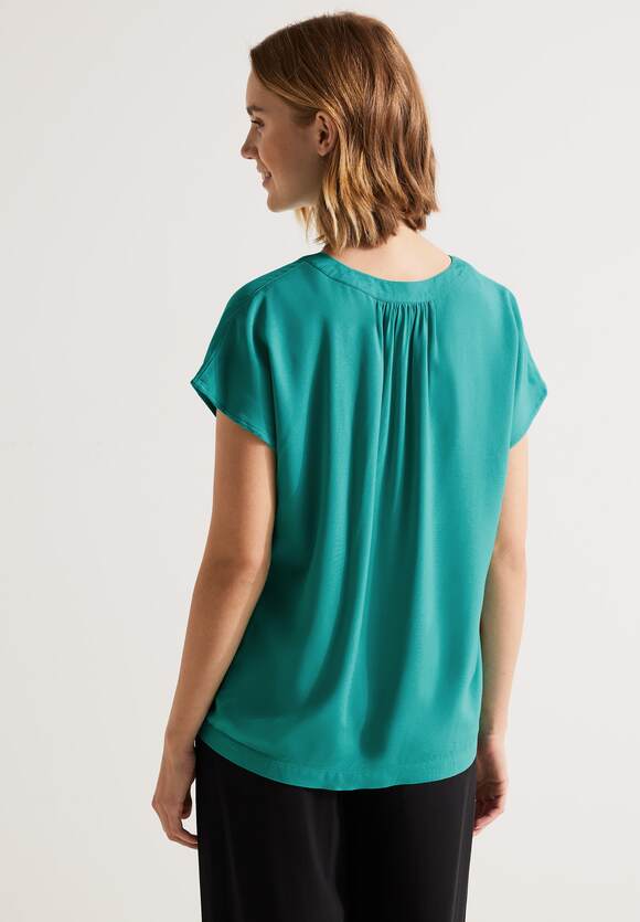 ONE Iced ONE STREET Green | Online-Shop Blusenshirt Unifarbe in Damen STREET -