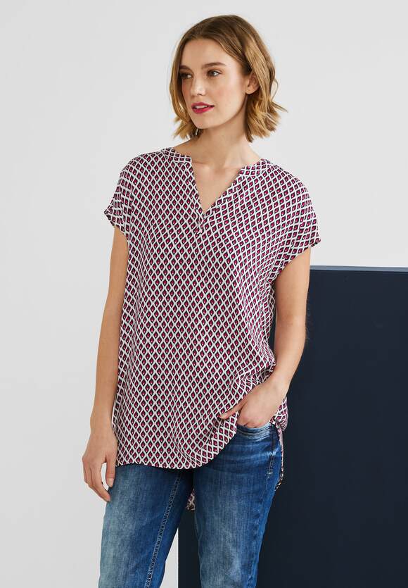 STREET - Damen Unifarbe Blusenshirt Love ONE | in STREET Online-Shop Rose ONE