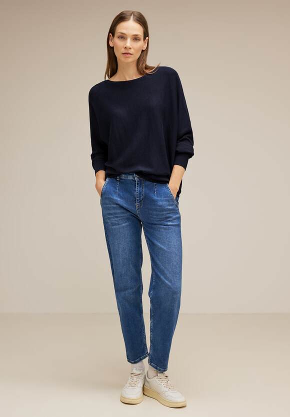 STREET in - ONE | Style ONE Pullover Unifarbe - Online-Shop Blue Damen Noreen STREET Deep