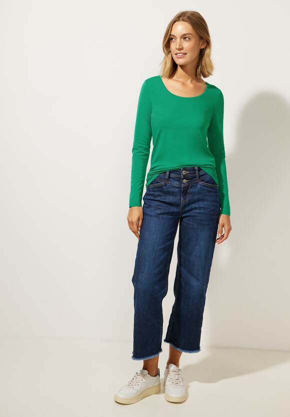 STREET ONE Shirt mit 3/4 STREET - ONE Brisk Green - | Ärmel Style Damen Online-Shop Evi