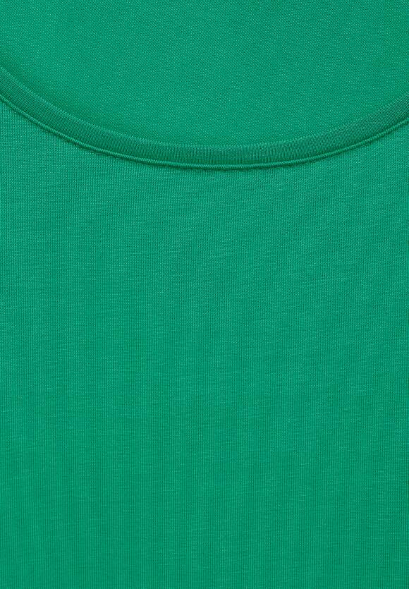 STREET ONE Basic Longshirt Damen Green | Ivy ONE - Style Cameo - STREET Dark Online-Shop