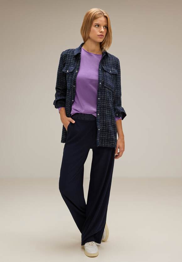 Lilac Basic - Online-Shop Langarmshirt Lupine Mina Style - Damen | ONE ONE STREET STREET